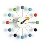 Päťdesiate roky v dizajne v USA – Guľôčkové hodiny od Georga Nelsona pre Vitru