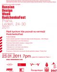 Russian Design Week Rodechenko Fest, cz