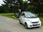 Anička si užívala kvalit elektromobilu Smart electric drive!